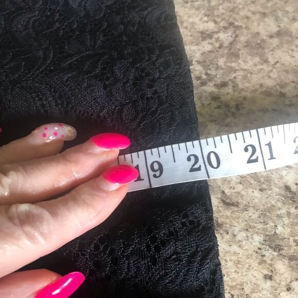 Joe b pencil black skirt with lace size a small - Picture 5 of 8